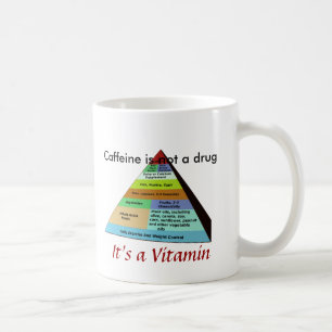 Caffeine is not a drug coffee mug