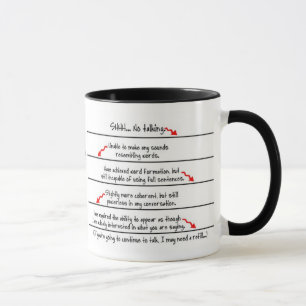 Caffeine Levels Coffee Addict Mug - Left Handed