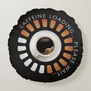 Caffeine loading round cushion