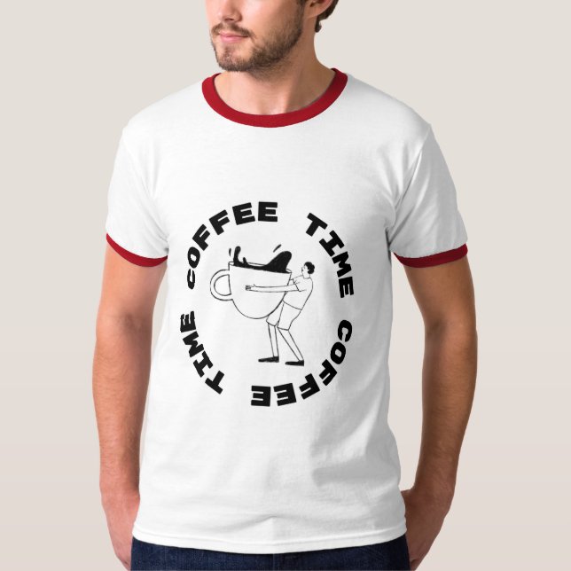 Caffeine Lover Coffee T-Shirt (Front)