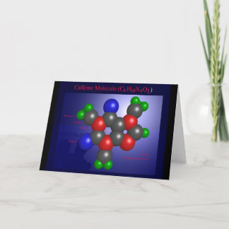 Caffeine Molecule (card) Card