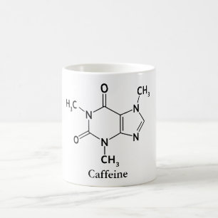 Caffeine Molecule Chemistry Coffee Lovers Mug