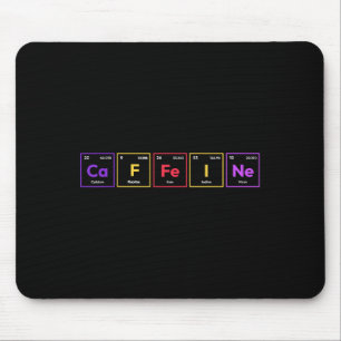 Caffeine Molecule Coffee Chemical Formula Chemistr Mouse Mat