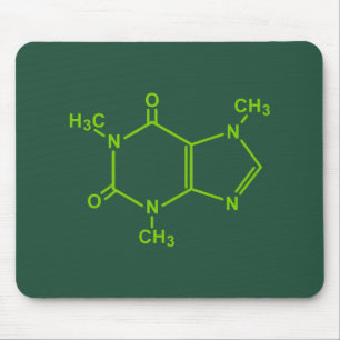 Caffeine Molecule Mouse Mat
