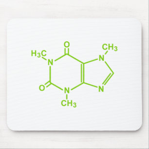 Caffeine Molecule Mouse Mat
