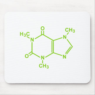 Caffeine Molecule Mouse Mat