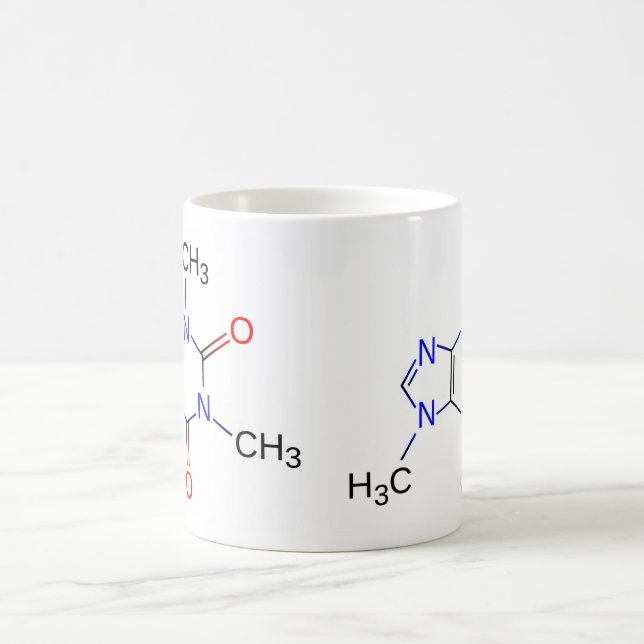 Caffeine Molecule Mug (Center)