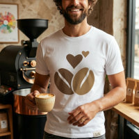 Caffeine Molecule T-Shirt Coffee Lover Chemistry