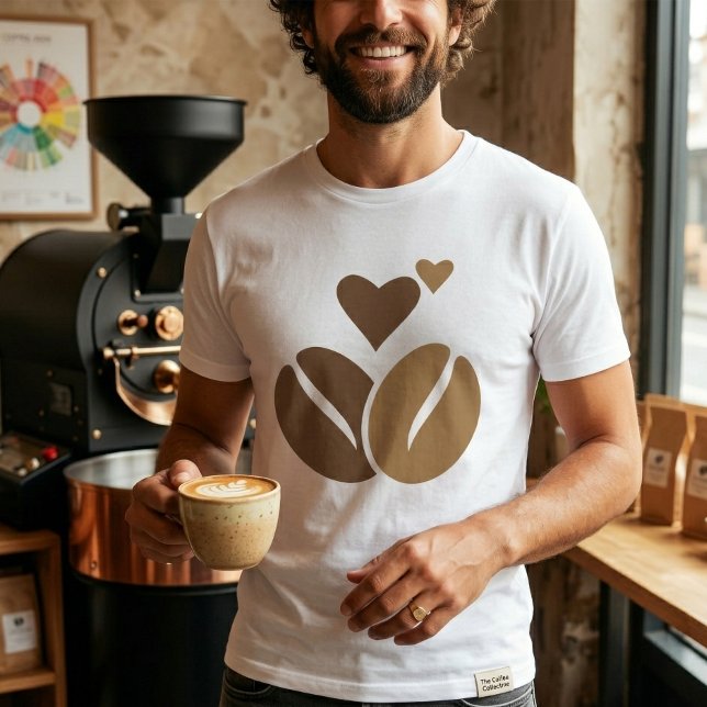 Caffeine Molecule T-Shirt Coffee Lover Chemistry (Creator Uploaded)