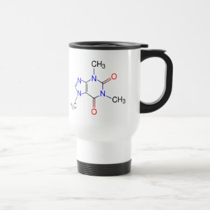 Caffeine Molecule Thermal Mug