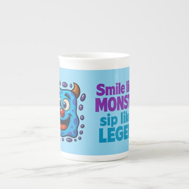 Caffeine Monster Bone China Mug (Front)