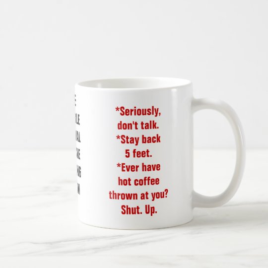 Caffeine Mood Warning Mugs