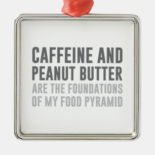 Caffeine & Peanut Butter Metal Tree Decoration