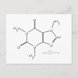 Caffeine Postcard