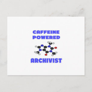 Caffeine Powered Archivist Postcard