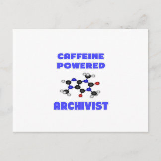 Caffeine Powered Archivist Postcard