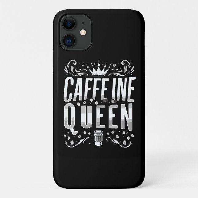 caffeine queen Case-Mate iPhone case (Back)
