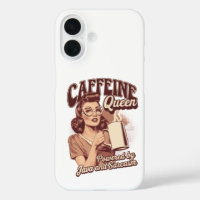 Caffeine Queen – Java & Sarcasm Retro Design