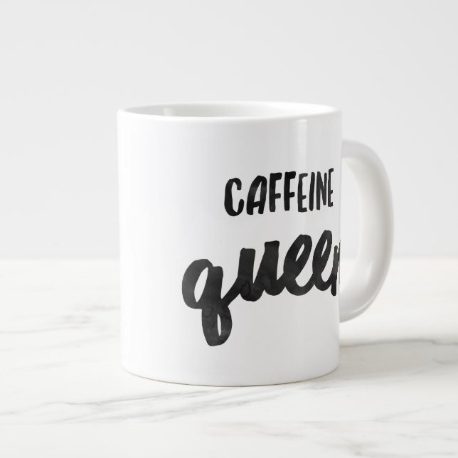 Caffeine Queen JUMBO Mug (Front Right)