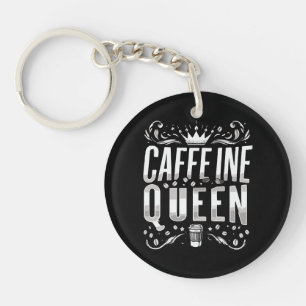 caffeine queen key ring