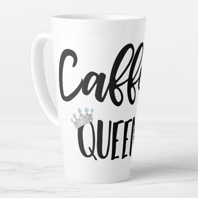 CAFFEINE QUEEN MUG (Left Angle)