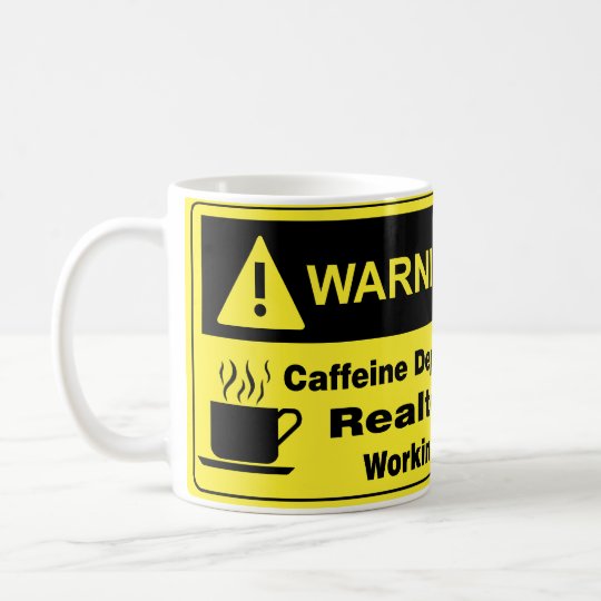 Caffeine Warning Realtor Coffee Mug