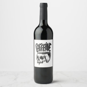 Caffeine Wine Label