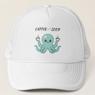 Caffin Loop Kawaii Hat – Cute Octopus Coffee