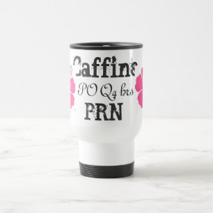 Caffine by mouth every 4 hours as needed travel mug