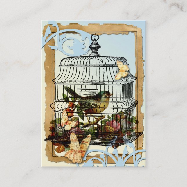 Cage Bird Business Card (Front)