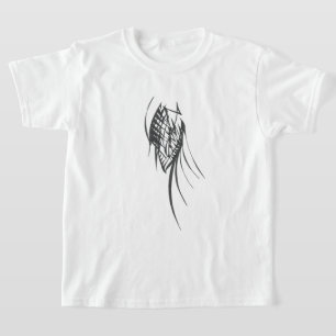 Cage Black White Abstract Tribal Tattoo Art T-Shirt