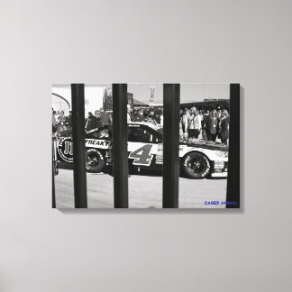 Caged Animal Canvas Print