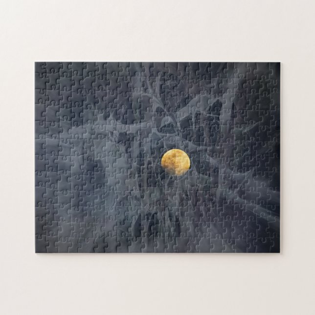 "Caged Moon" Jigsaw Puzzle (Horizontal)
