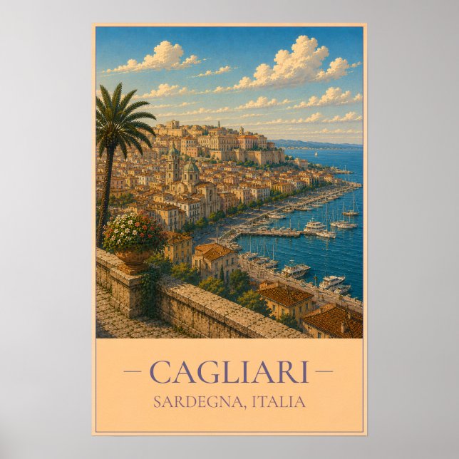 Cagliari Poster (Front)