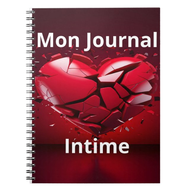 Cahier à spirale de Mon Journal Intime (Front)
