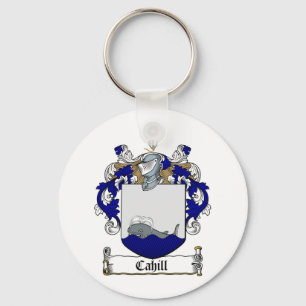 CAHILL FAMILY CREST - CAHILL COAT OF ARMS KEY RING