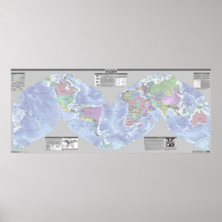 Cahill-Keyes World Political Map Poster