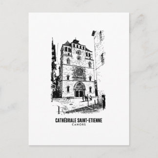 Cahors Saint Stephen Cathedral Sacred Art Poster Postcard