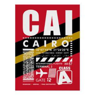 CAI Cairo Airport Poster