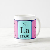 Cailan periodic table name mug (Front Right)