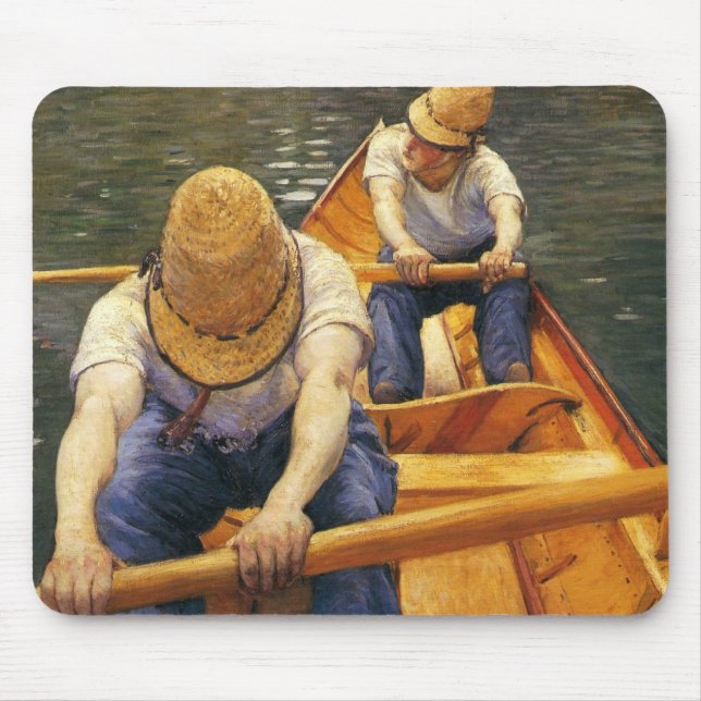 Caillebotte: Boaters Rowing on the Yerres Mouse Mat (Front)