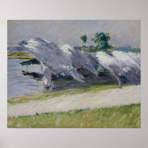 Caillebotte - Drying Linen Poster