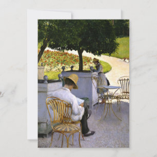 Caillebotte - Les Orangers Card