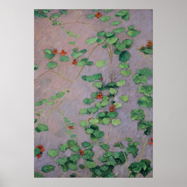 Caillebotte - Nasturtiums Poster (Front)