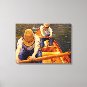 Caillebotte - Oarsmen Canvas Print