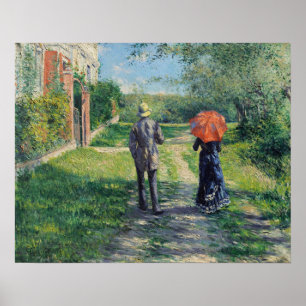 Caillebotte - Path 1881 Poster
