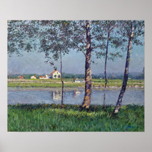 Caillebotte - Shore Of The Seine At Gennevilliers Poster