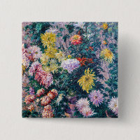 Caillebotte - White and Yellow Chrysanthemums