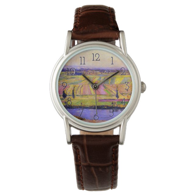 Caillebotte's La Plaine de Gennevilliers Watch (Front)