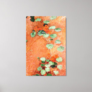 Caillebotte's Nasturces Canvas Print